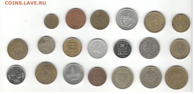 Иностранные монеты, распродажа по фиксированным ценам - Подборка иностранных, скан А, сторона 2
