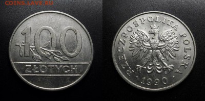 МОНЕТЫ МИРА 11-18 - Польша – 100 злотых (1990) №3