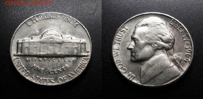 МОНЕТЫ МИРА 11-18 - США – 5 центов (1964)