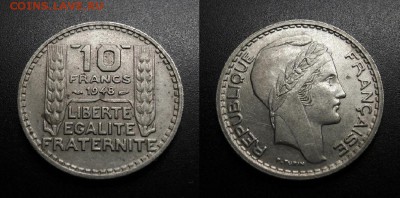 МОНЕТЫ МИРА 11-18 - Франция – 10 франков (1948) №6-3