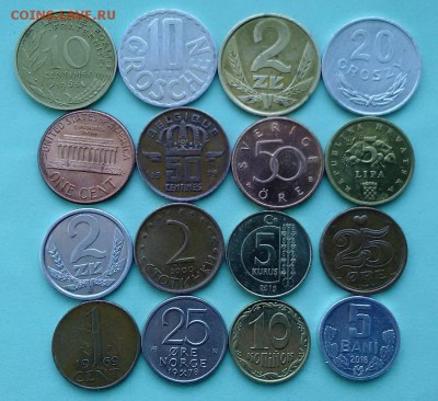 Монеты мира по 10 рублей до 15.11 - набор по 10 рублей 001