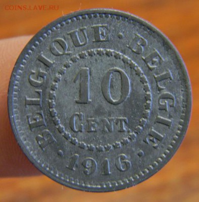 10 сантимов бельгия 1916 - DSCN7981.JPG