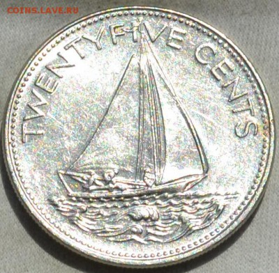 Багамы 25 центов 1985. 15. 11. 2018. в 22 - 00. - DSC_0530