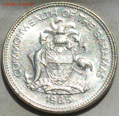 Багамы 25 центов 1985. 15. 11. 2018. в 22 - 00. - DSC_0531