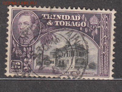 Колонии  Тринидад и Тобаго 1938 1м 12с - 80