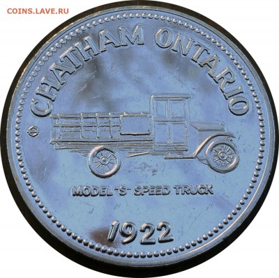A93 Канада торговый доллар CHATHAM, Ont 1978 19.11 в 22°° - A93 Token Canada CHATHAM 1978_1