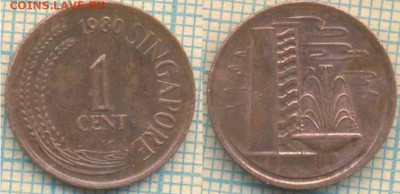 Сингапур 1 цент 1980 г., до 19.11.2018 г. 22.00 по Москве - Сингапур 1 цент 1980  4472