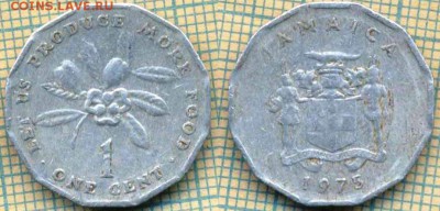 Ямайка 1 цент 1975 г., до 19.11.2018 г. 22.00 по Москве - Ямайка 1 цент 1975  4005