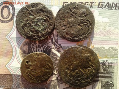 Денга 1772,17??,1790,Полушка 1768 до 19.11 22.00 по Москве - Фото-0020
