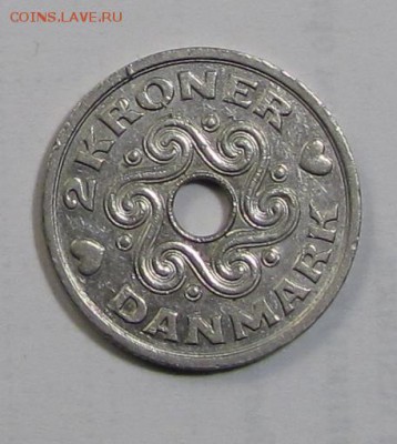 2 кроны Дания 1994г. до 16-11-18 - 2-94