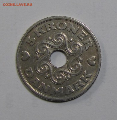 5 крон Дания 1990 г. до 16-11-18 - 5-90a