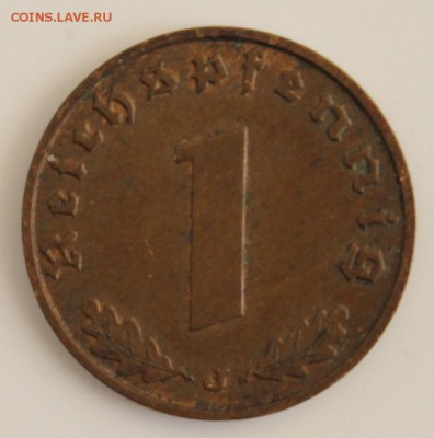 С РУБ.ГЕРМАНИЯ 1 пфенниг 1938г."J" до 19.11 в 22-00 - IMG_5268.JPG