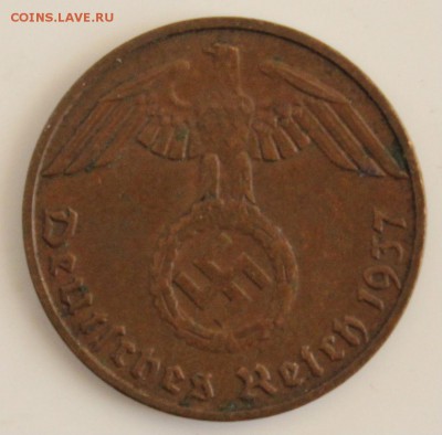 С РУБ.ГЕРМАНИЯ 1 пфенниг 1937г."D" до 19.11 в 22-00 - IMG_5279.JPG