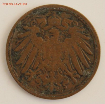 С РУБ.ГЕРМАНИЯ 1 пфенниг 1911г."D" до 19.11 в 22-00 - IMG_5277.JPG