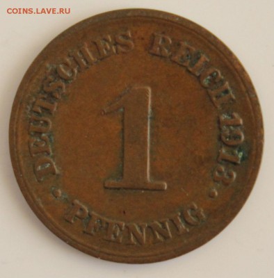 С РУБ.ГЕРМАНИЯ 1 пфенниг 1913г."F" до 19.11 в 22-00 - IMG_5282.JPG