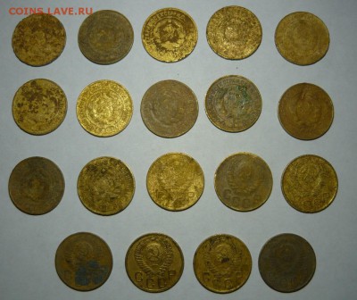 3 копейки 1930-57гг.19шт.До 18.11. 22.00 мск - P1250258.JPG