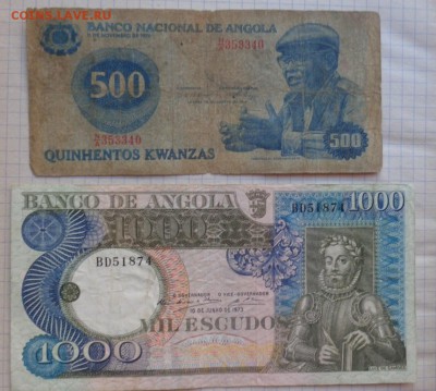 Ангола 1т эскудо 1973+500 кванза 1979 г   оборот до  15.11 - DSC02225.JPG