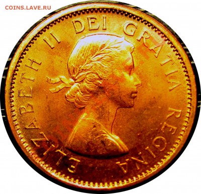 R93 1¢ Канада 1964 UNC до 28.05 в 21°° - R93 Canada 1c 1964_2