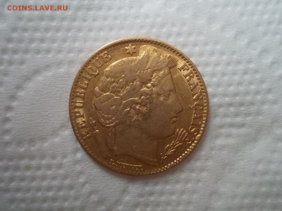 ФРАНЦИЯ 10 франков 1851 г.ЗОЛОТО окончание 17.11.18 .в 22-15 - DSCN0146