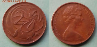 Австралия - 2 цента 1966 года до 20.11 - австралия 2 цента 1966 года