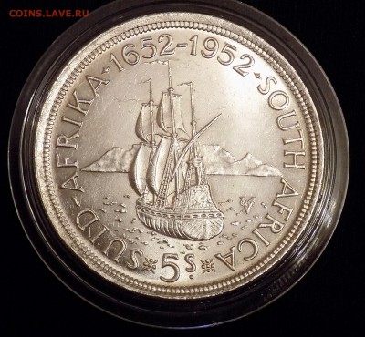 Южная Африка 5 шиллингов 1952 Корабль Дромедарис с 200р - DSCN3094.JPG