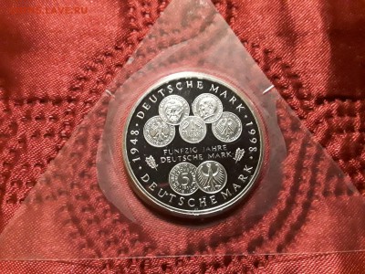 Германия. ФРГ. 10 марок 1998 г. J. Proof. До 17.11.18. - 20181114_220625