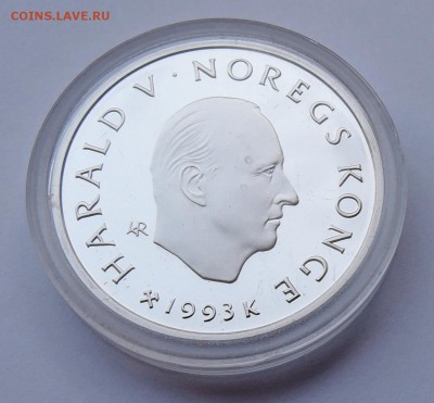 НОРВЕГИЯ-50 крон 1993 г. Лиллехаммер Коньки ПРУФ  21.11 в 22 - DSCN3060.JPG