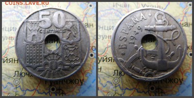Испания 50 сентимо, 1949 - 8
