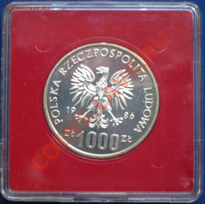 1000 злотых 1986 г. Помощь школе, серебро, проба - DSCN5116.JPG