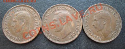 Британия, 1950-52 гг, набор фартингов, до 24.05 в 21-00 мск - 1950-52 фарт а
