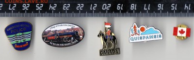B04 Значки Канады 5 шт. с рубля до 22.11 в 22°° - B04 Cabada Pins_1