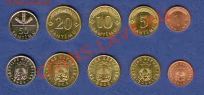 Монеты Латвии до 27.05 в 21-00 - 2 Латвия 2008-2009
