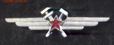 знак "Летчик техник" крылышки классность ВВС СССР - Image (430)
