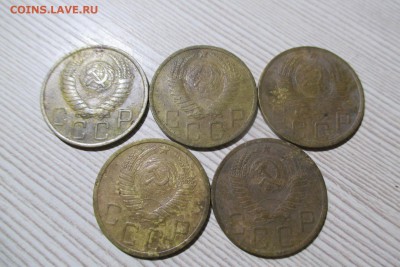 5 копеек 1949 года 5 шт до 19.11.18 - 10