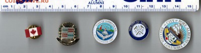 B09 Значки Канады 5 шт. с рубля до 23.11 в 22°° - B09 Canada Pins_1