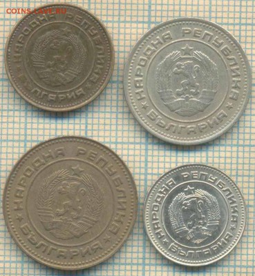 Болгария 20,10,5,2 ст 1974 г. , до 21.11.2018 г. 22.00 по Мо - Болгария 4 монеты  4513