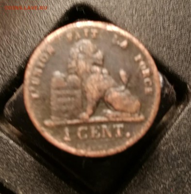 1 сантим 1870г, Бельгия - 1870а