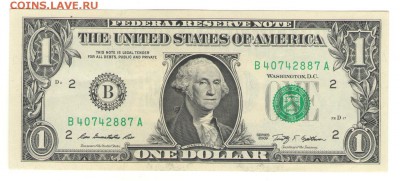 США 1 доллар 2009 г В  до 23.11.    22 ч - д3