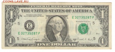 США 1 доллар 1988 г. Е  до 23.11.   22 ч - д5