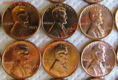 США.Центы.31шт.1956-1971г. aUNC-UNC.До 27.05.11 21-00.второй - Ав_3