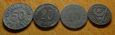 4 нотгельда 1917-1920 Германия, до 20.11.18 22:00 - not1