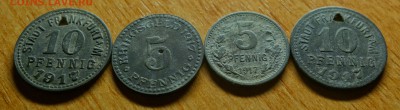 4 нотгельда 1917 Германия, до 20.11.18 22:00 - not3