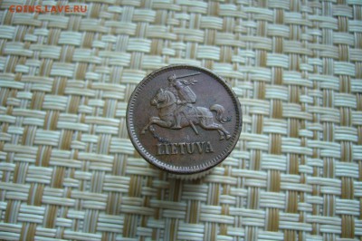 Литва 5 центов 1936 - 19-11-18 - 23-10 мск - P1990483.JPG