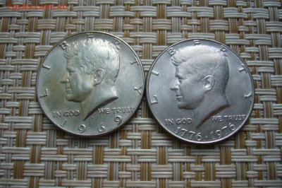 Пол доллара две монеты 1969-1976 - 19-11-18 - 23- 10 мск - P1990574.JPG