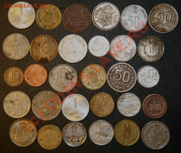30 иностранных монет Европы, Азии и Южн. Америки - №37-2.JPG
