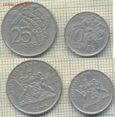 Тринидад и Тобаго 10,25 центов 1975 г. , до 21.11.2018 г. 22 - Тринидад и Тобаго 10 25 центов 1975 4528