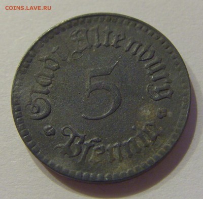 Нотгельд 5 пфеннигов 1920 Альтенбург №1 24.11.18 22:00 М - CIMG9685.JPG