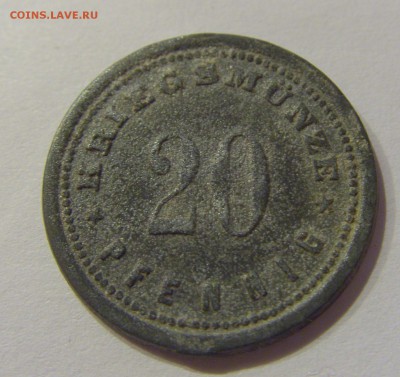Нотгельд 20 пфеннигов 1918 Фихтах №1 24.11.18 22:00 М - CIMG9709.JPG