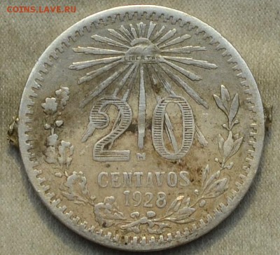 Мексика 20 сентаво 1928  1941. - DSC_0962
