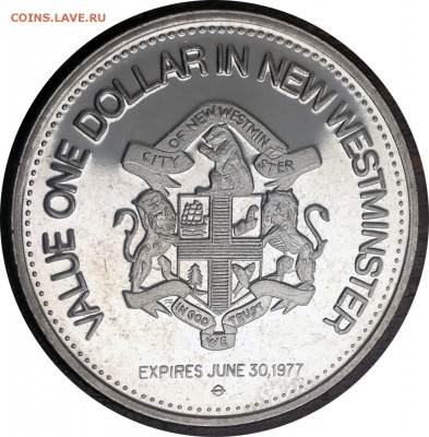 B16 Канада торговый доллар Westminster 1977 25.11 в 22°° - B16 Trade Dollar Westminster BC 1977_1